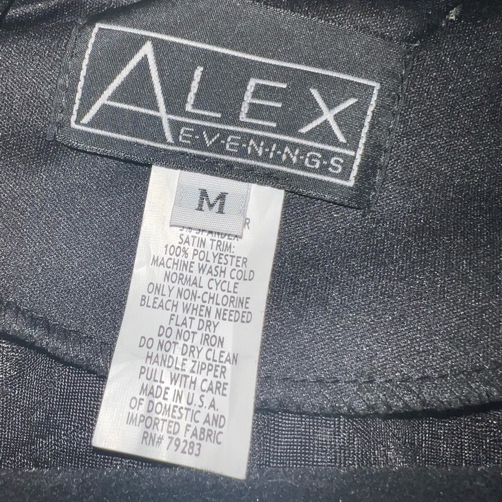 Alex Evenings size M black sequin jacket
